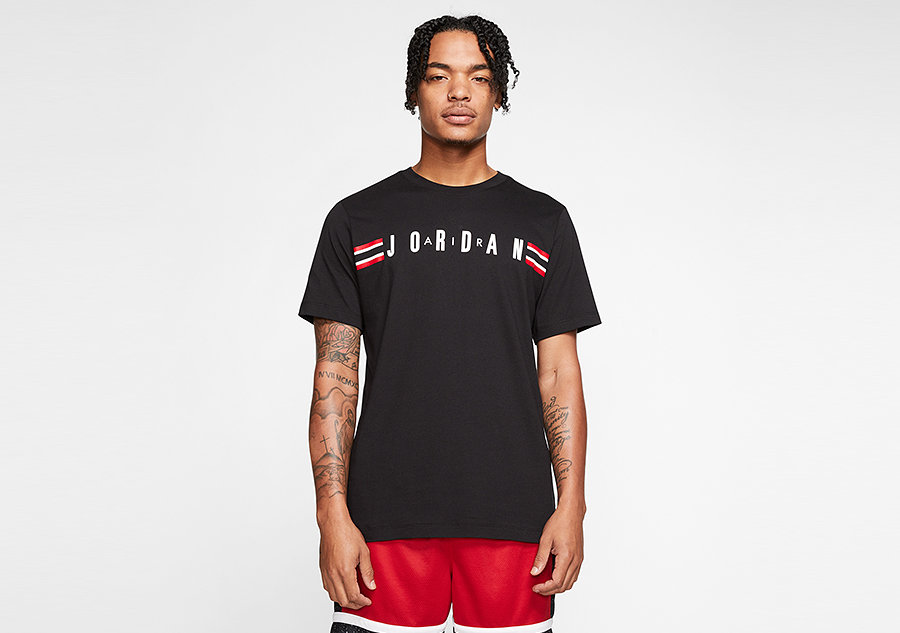 Nike Air Jordan Crew Tee Black