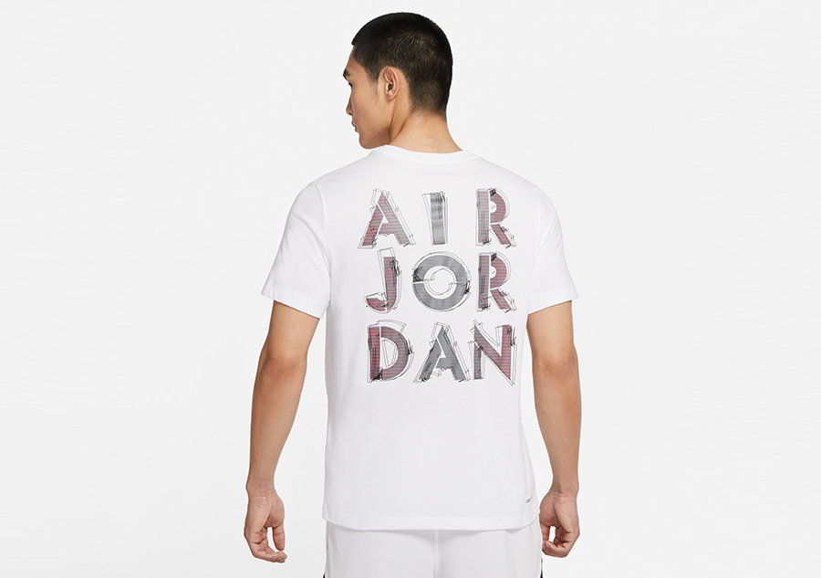 Nike Air Jordan Dri-Fit Air Graphic Crew Tee White