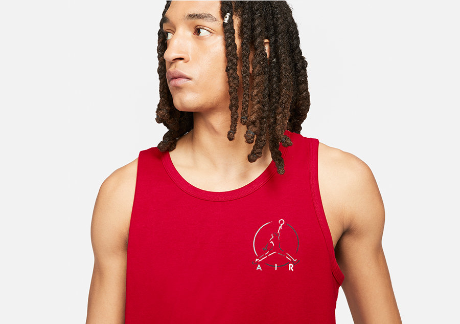Nike Air Jordan Brand Jumpman Air Tank Gym Red