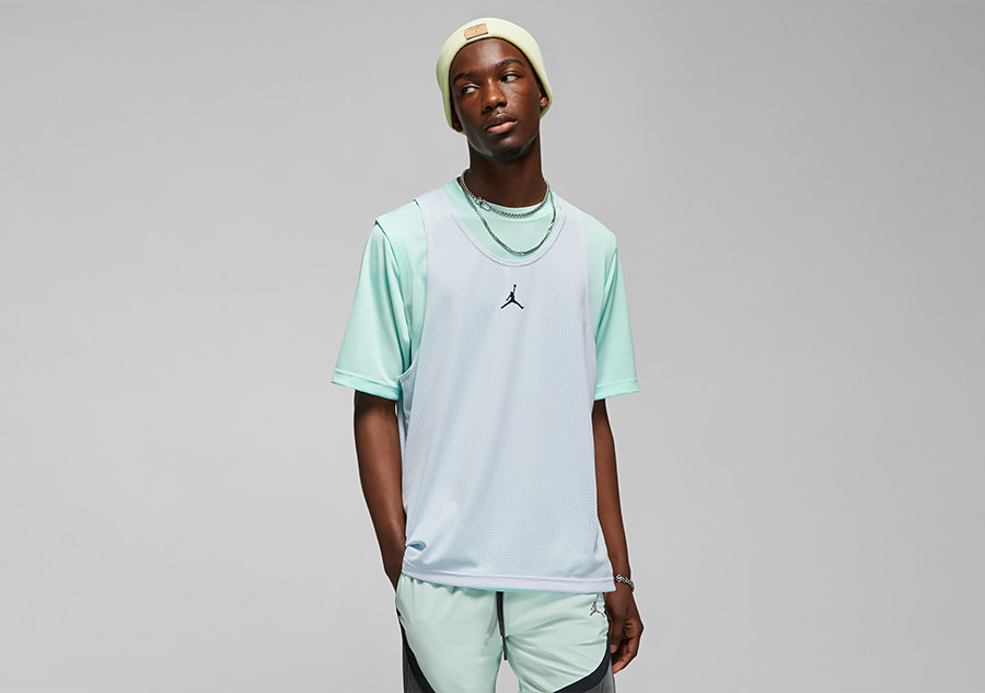 Nike Air Jordan Dri-Fit Sport Statement Short Sleeve Top Mint Foam