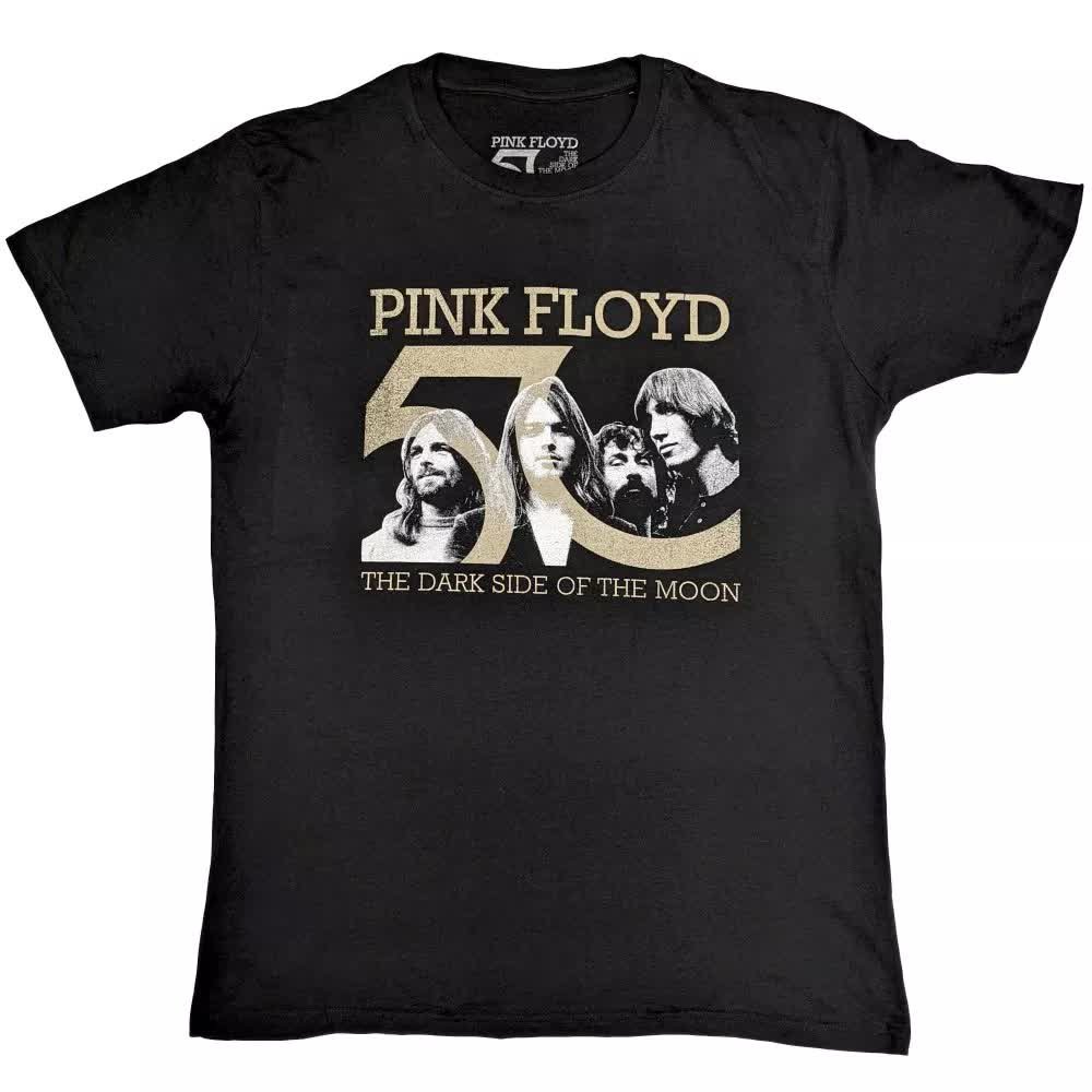 koszulka PINK FLOYD - BAND PHOTO & 50TH-XL