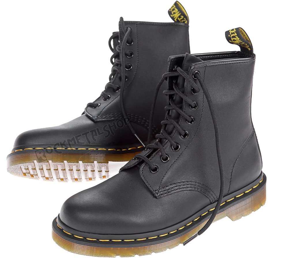 glany DR. MARTENS - DM 1460 BLACK GREASY (DM11822003)-36