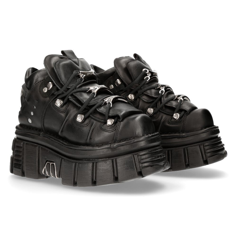 buty NEW ROCK ITALI NEGRO, NOMADA NEGRO, TOWER NEGRO LATERAL [106-S29]-45