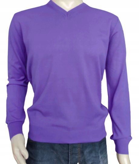 Sweter Męski Z Kaszmiru I Wełny Merynosów Xl