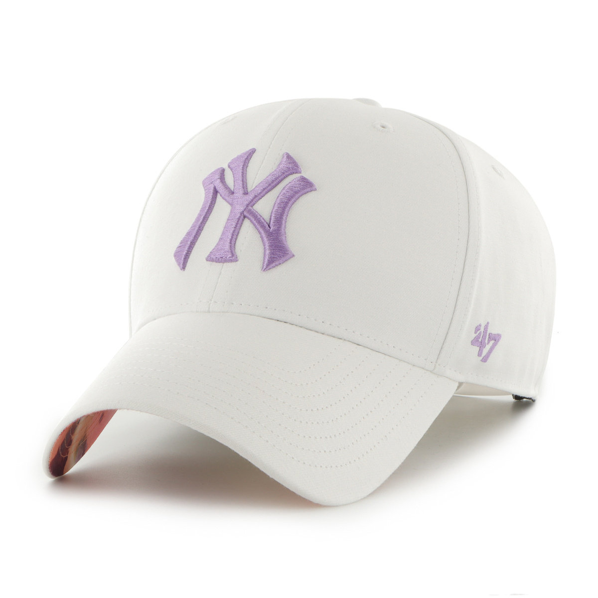 Czapka Z Daszkiem 47 Brand Mlb New York Yankees Day Glow Under - B-Dglmu17Gwp-Wh