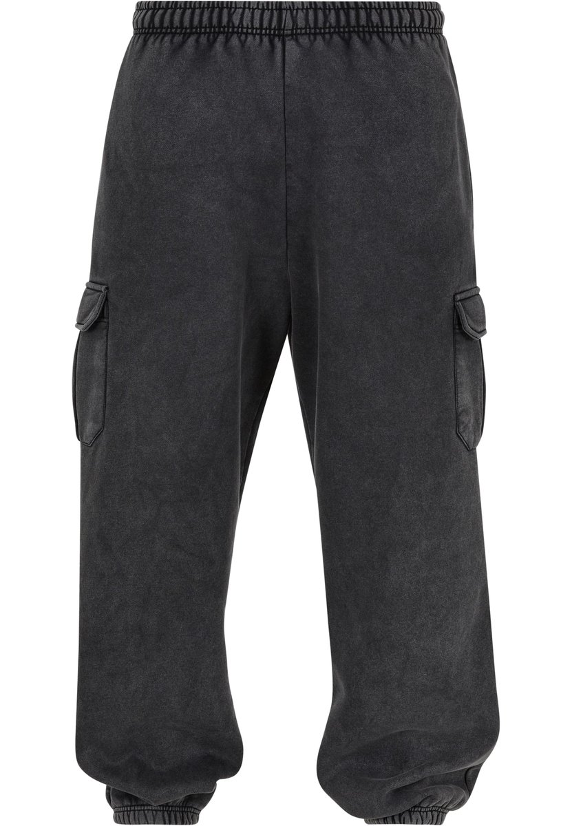 spodnie dresowe ACID WASHED CARGO SWEATPANTS-M