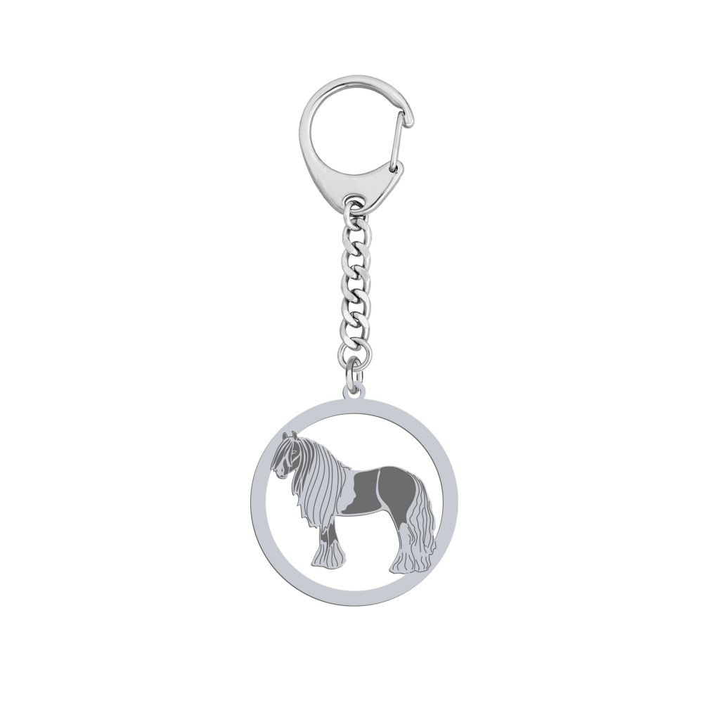Brelok Vanner Koń Cygański 925srebro GRAWER - MEJK Jewellery