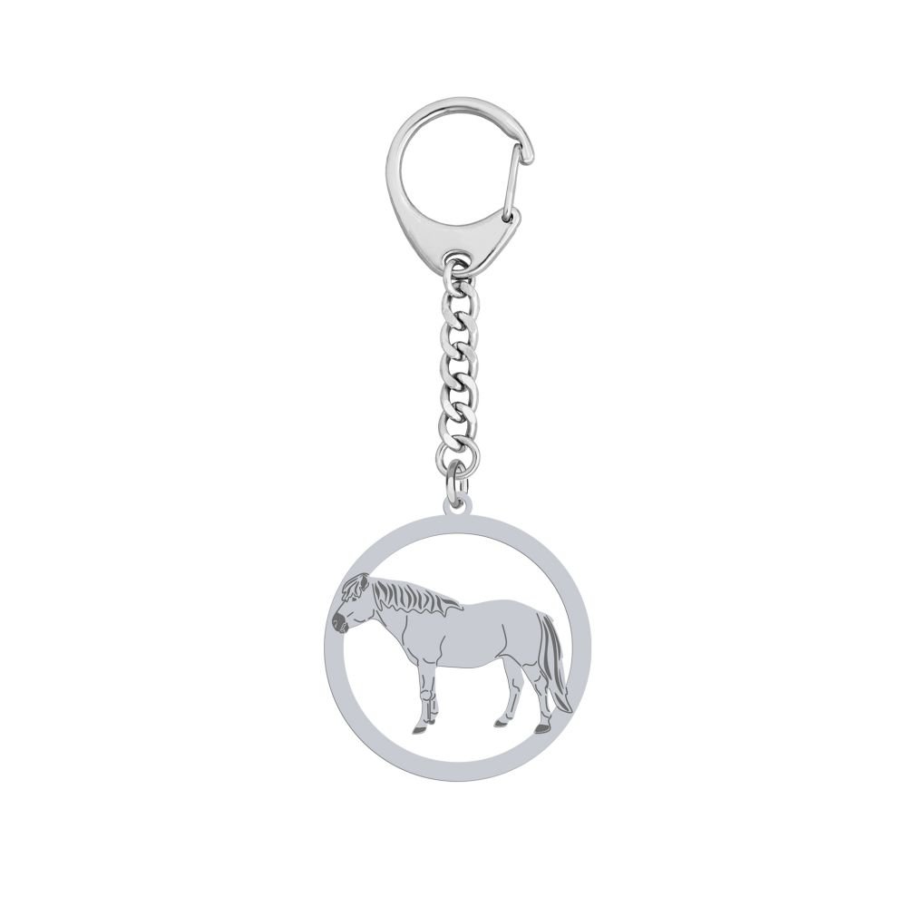 Brelok Koń Huculski 925srebro GRAWER  - MEJK Jewellery
