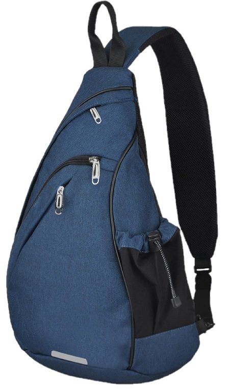 Nerka Plecak Torba Na Jedno Ramię Saszetka Crossbody Miejski Męski Niebieski