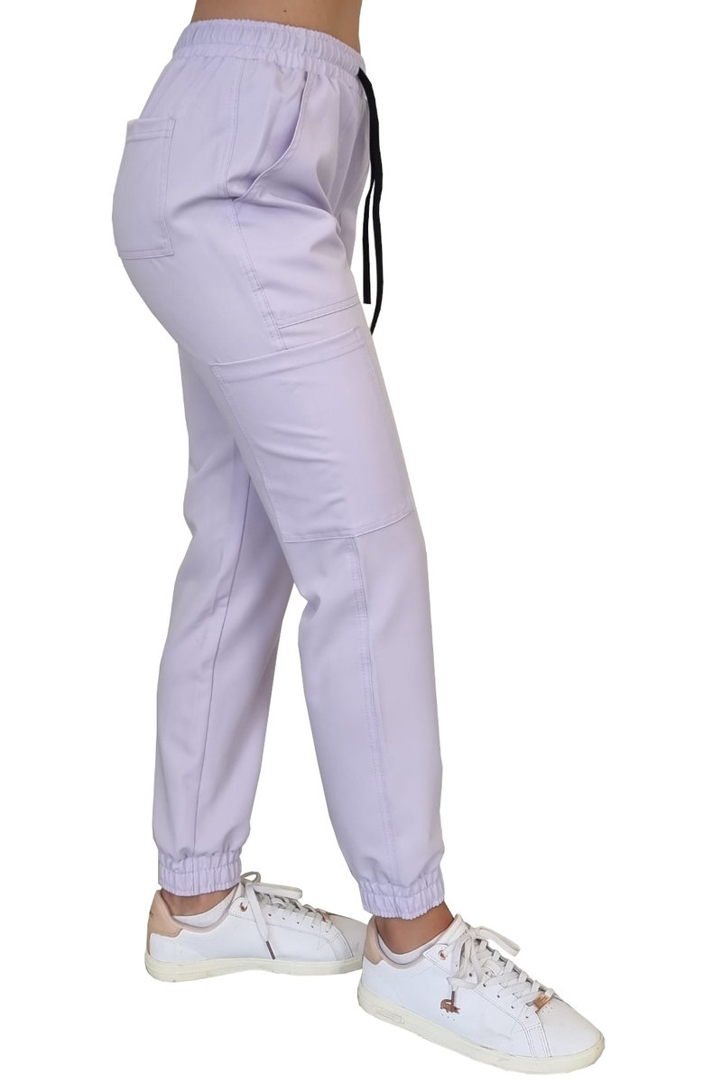 Joggery medyczne wrzosowe casual premium roz. 3XL