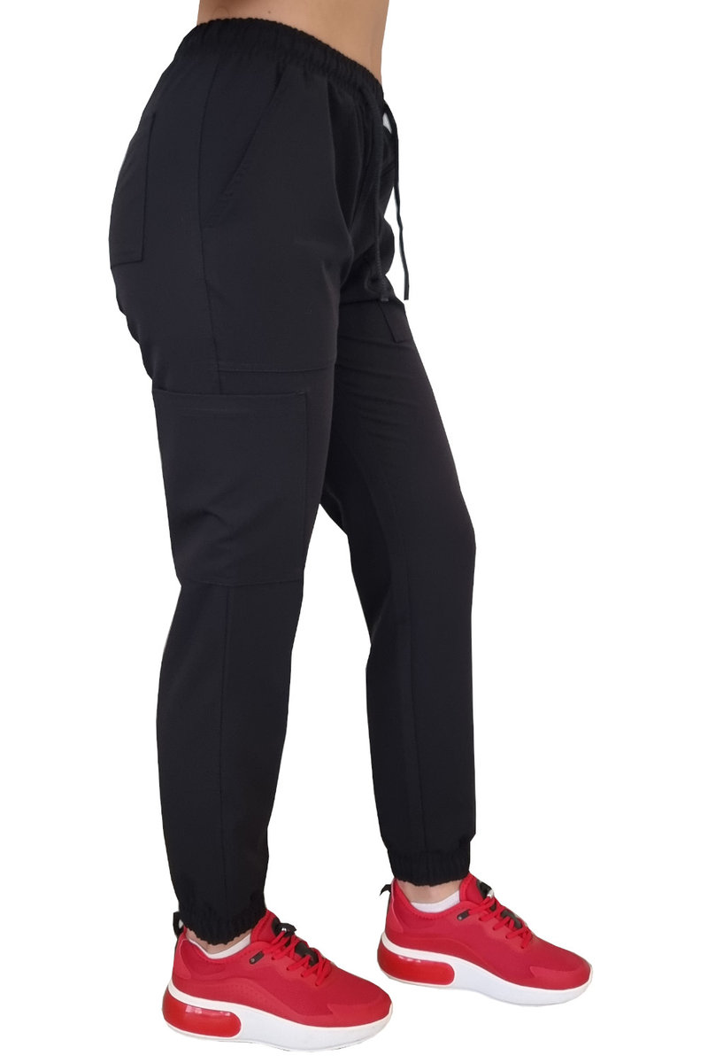 Joggery medyczne czarne casual premium roz. S