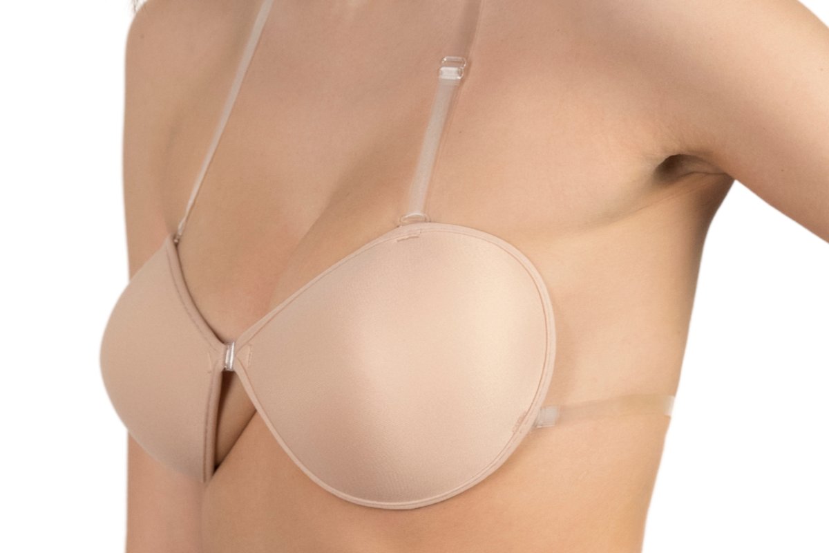 Biustonosz BS-02 Julimex samonośny materiałowy beżowy  E