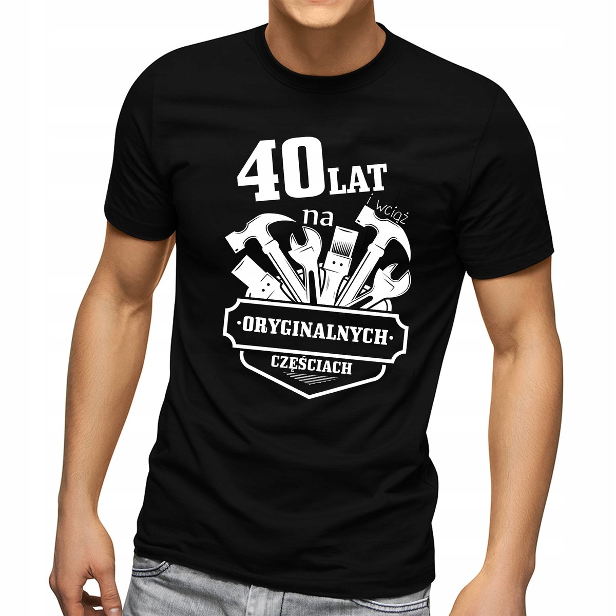 Koszulka T-Shirt 40 Urodziny Męska M Prezent Y2