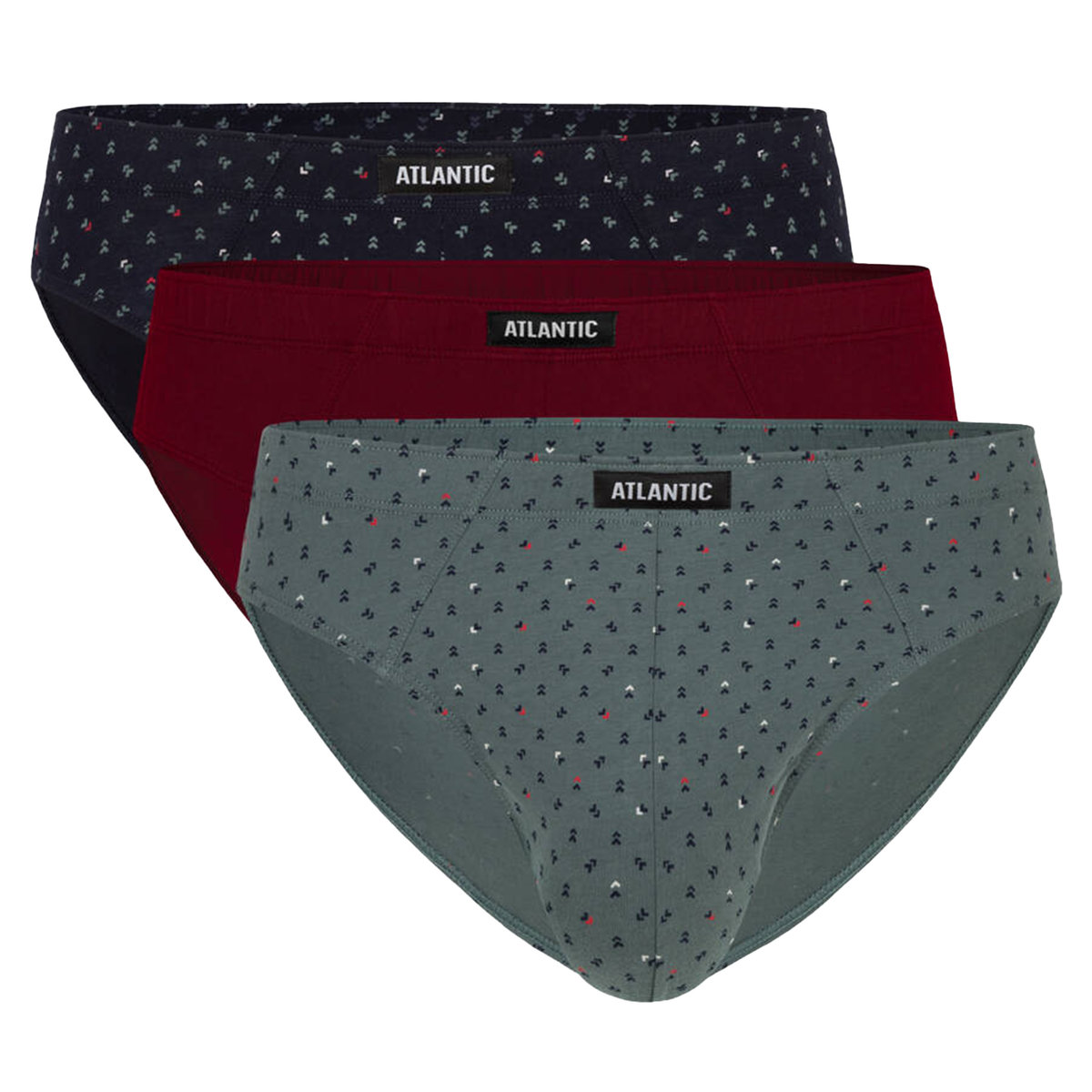 3-PACK Slipy męskie sport Atlantic-L