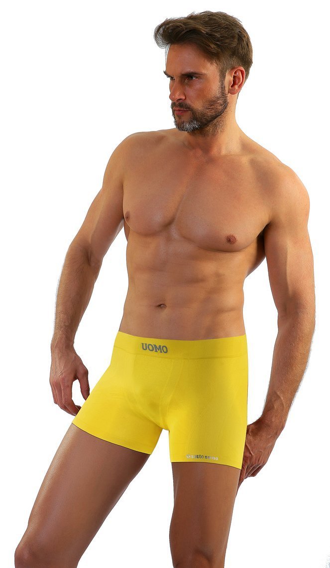 Bezszwowe bokserki męskie sportowe SOLAR UOMO Sesto Senso-L/XL