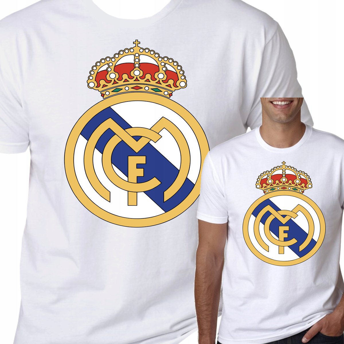 T-Shirt Koszulka Real Madryt Prezent L 0227