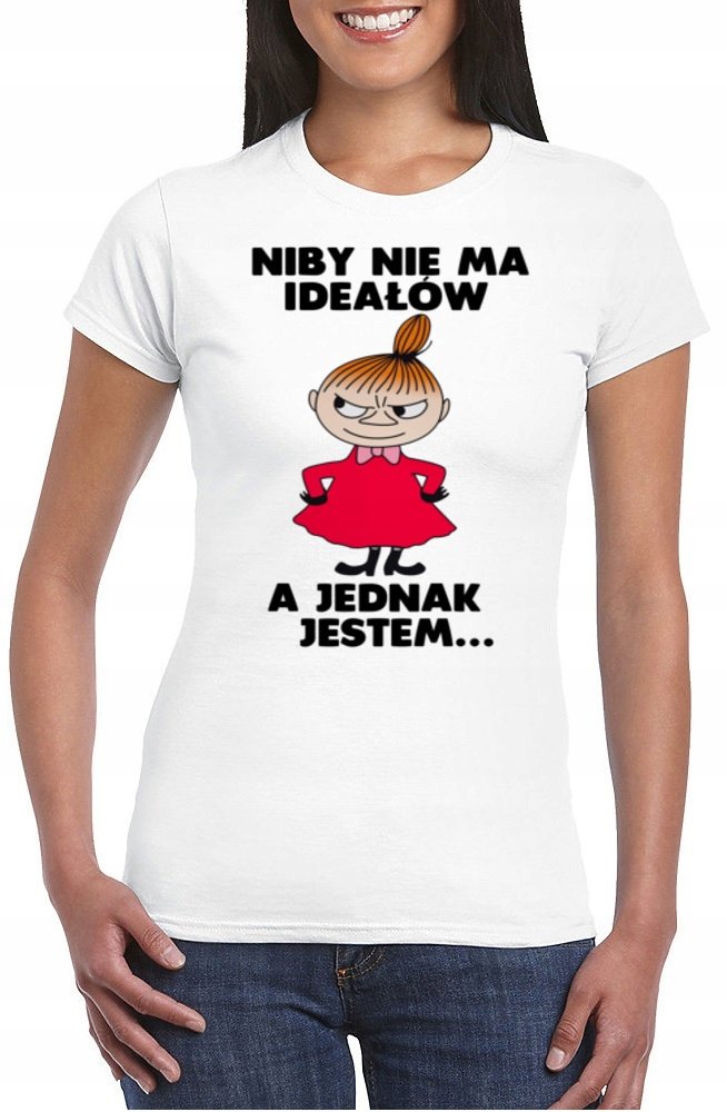 Damska Koszulka Muminki Mała Mi Mogtka Xl 3057