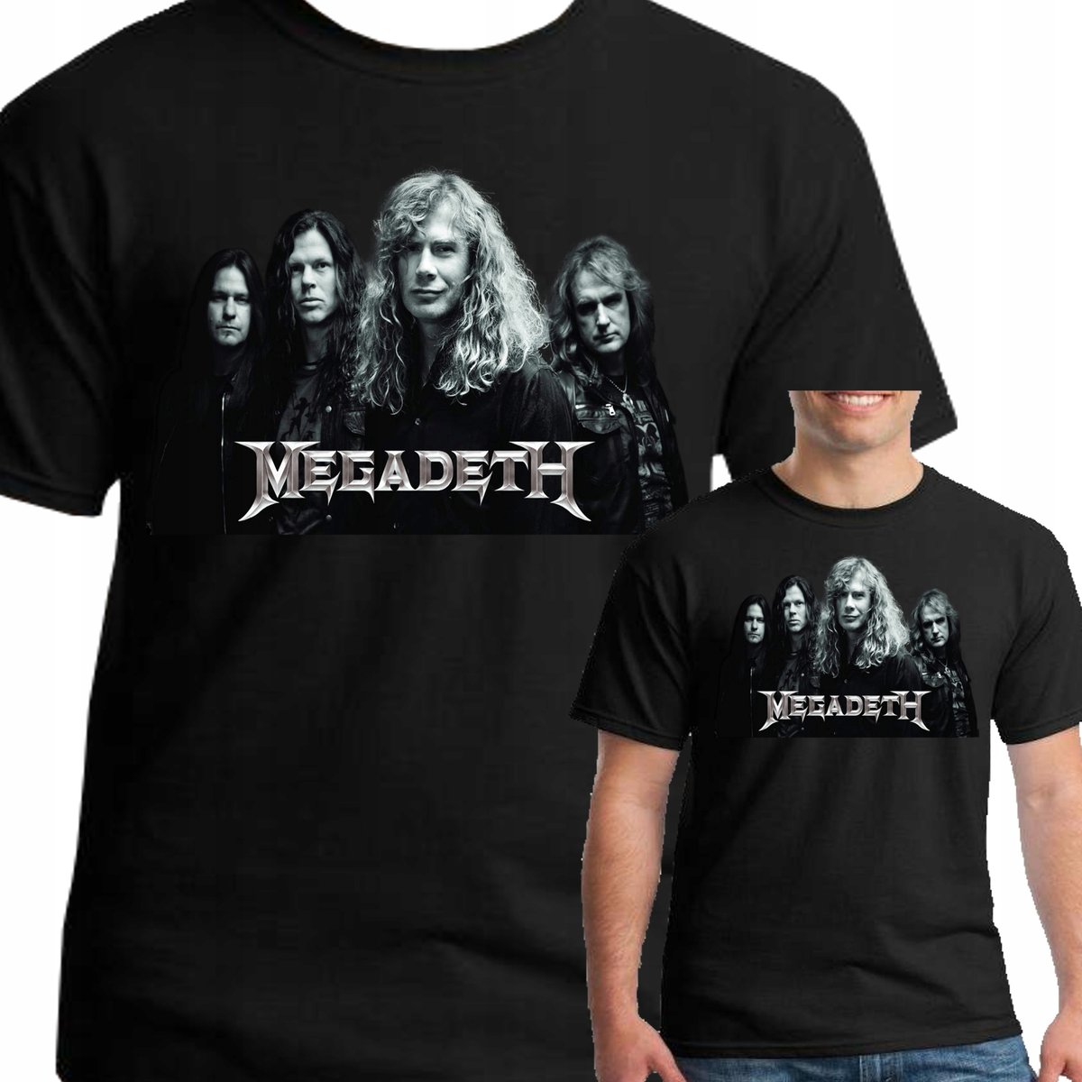 3264 Koszulka Megadeth Heavy Metal Xl Czarna
