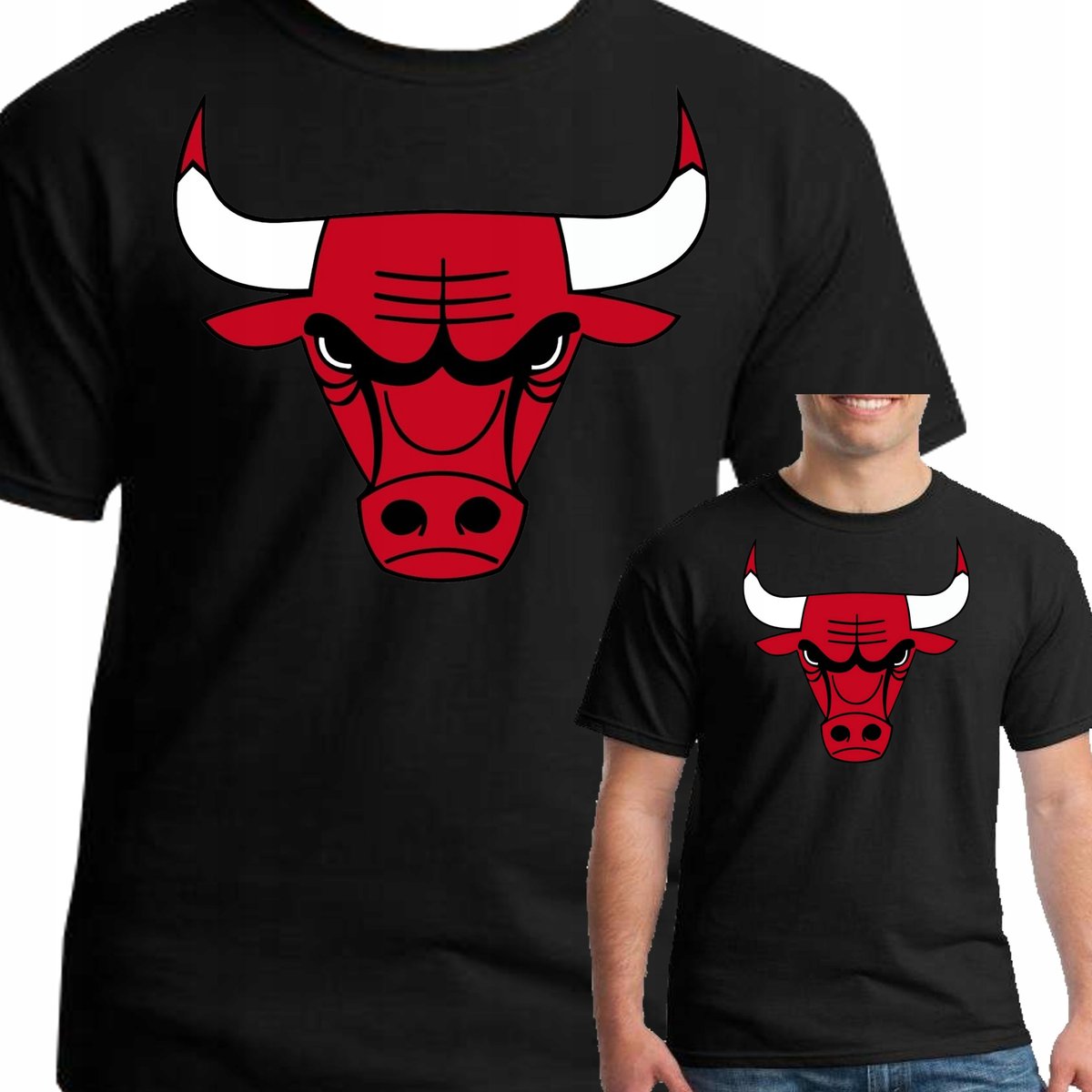 Koszulka Chicago Bulls Nba Prezent L 0466 Czarna