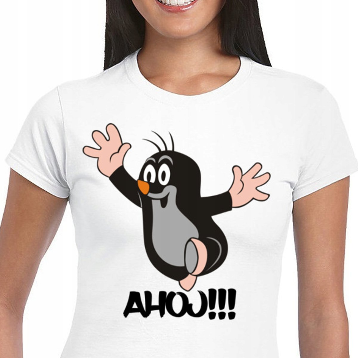 Krecik Koszulka Damska Rumcajs Sąsiedzi S 0447