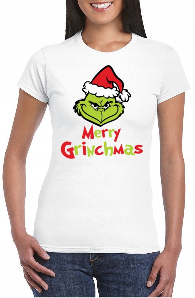Śmieszna Koszulka Świąteczna Grinch Prezent Xl