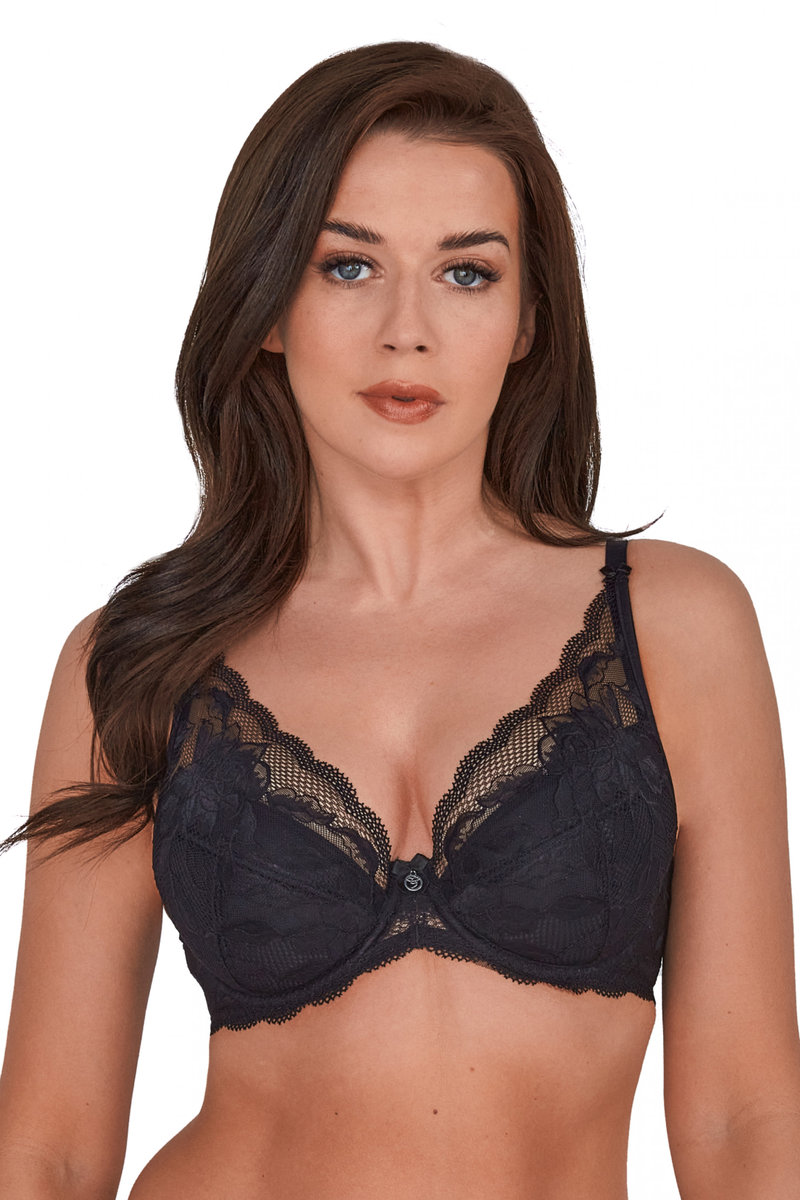 Biustonosz GAIA Push Up Vika 1200 czarny  70B