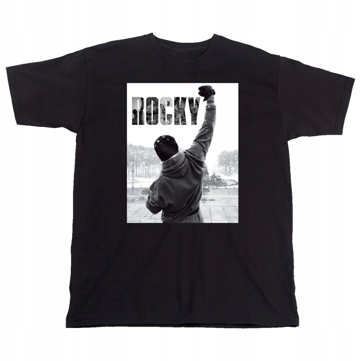 Koszulka Rocky Balboa Stallone M 2057 Czarna New