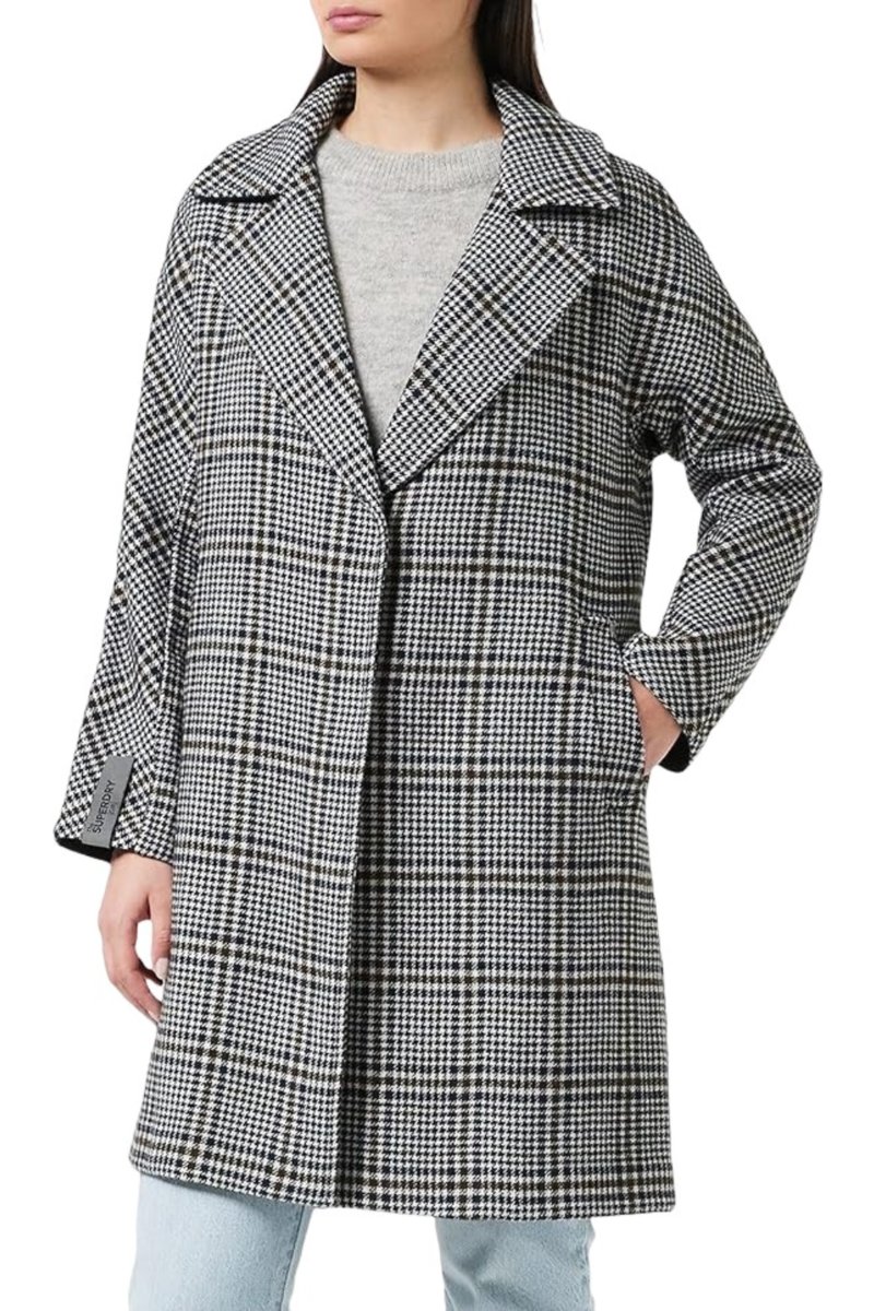 Płaszcz damski Superdy Koben Wool wełniany-M
