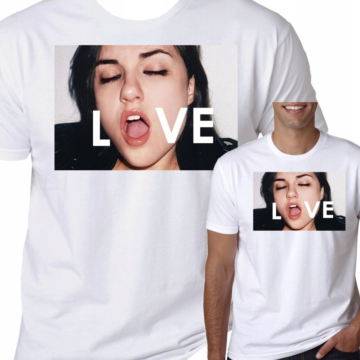 T-Shirt Koszulka Sasha Grey Love Prezent M 0753