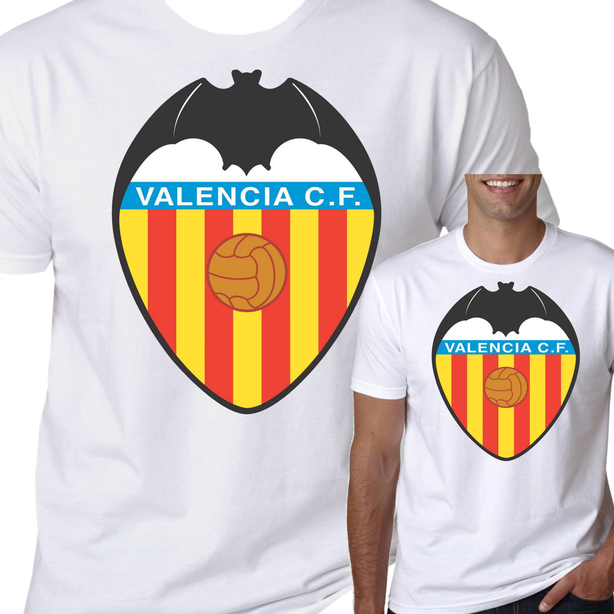 T-Shirt Koszulka Valencia Fc Prezent M 0232