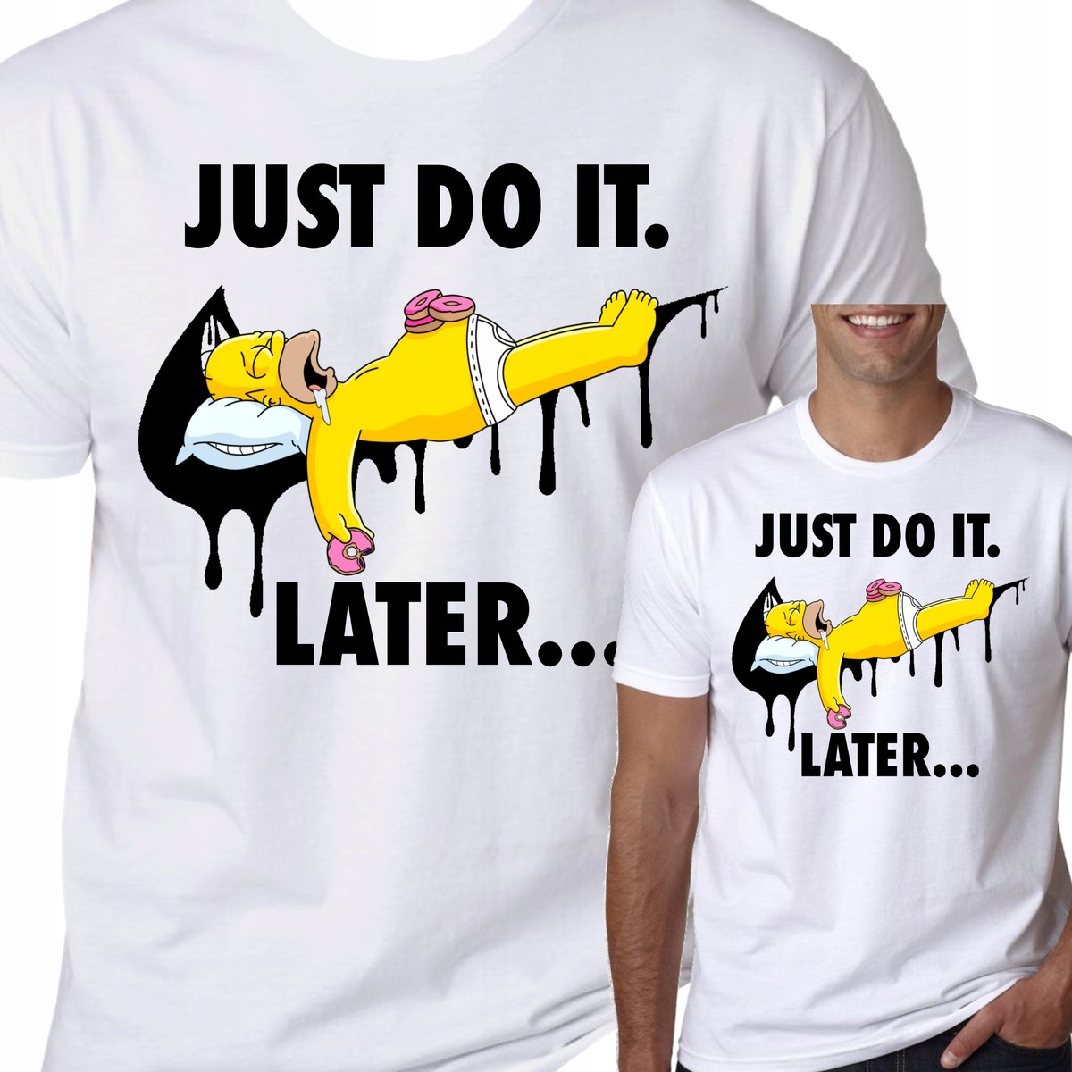 T-Shirt Koszulka Simpsons Homer Just Do Xxl 0790