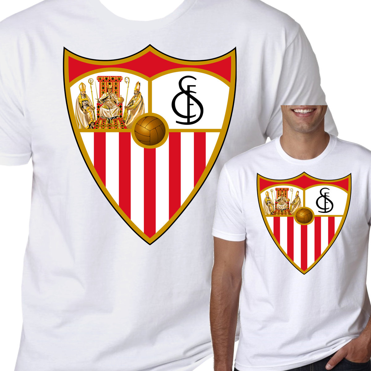 T-Shirt Koszulka Sevilla Fc Prezent L 0231
