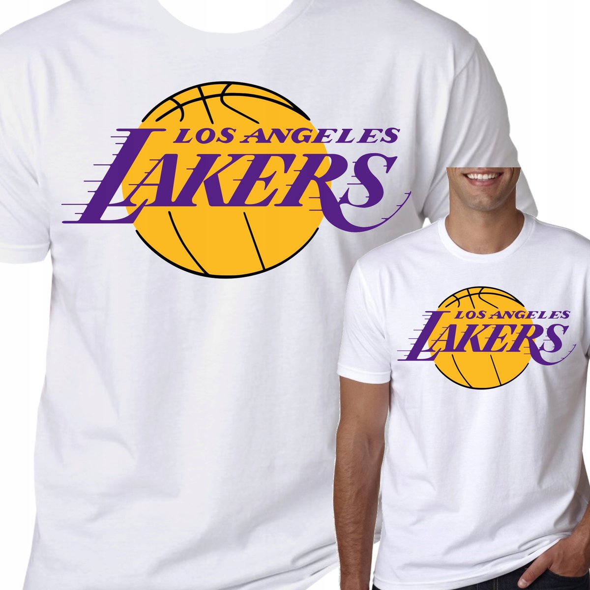 T-Shirt Koszulka Los Angeles Lakers Prezent S 0476