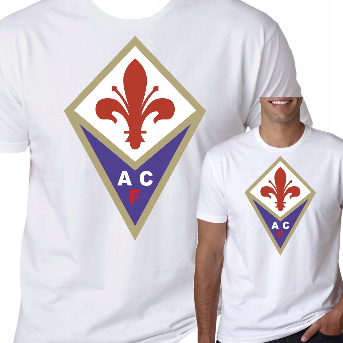 T-Shirt Koszulka Acf Fiorentina Prezent M 0246
