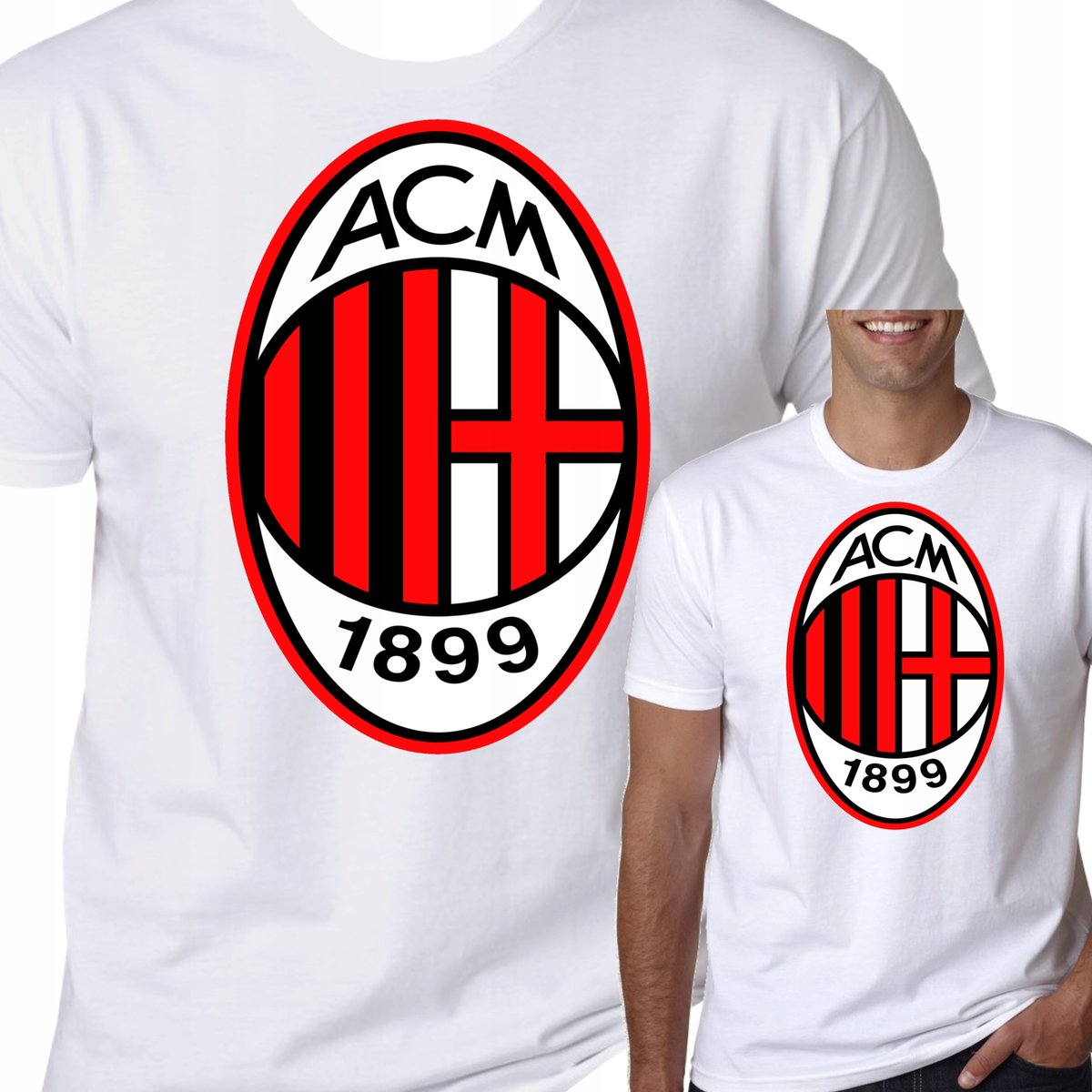 T-Shirt Koszulka Ac Milan Prezent S 0242