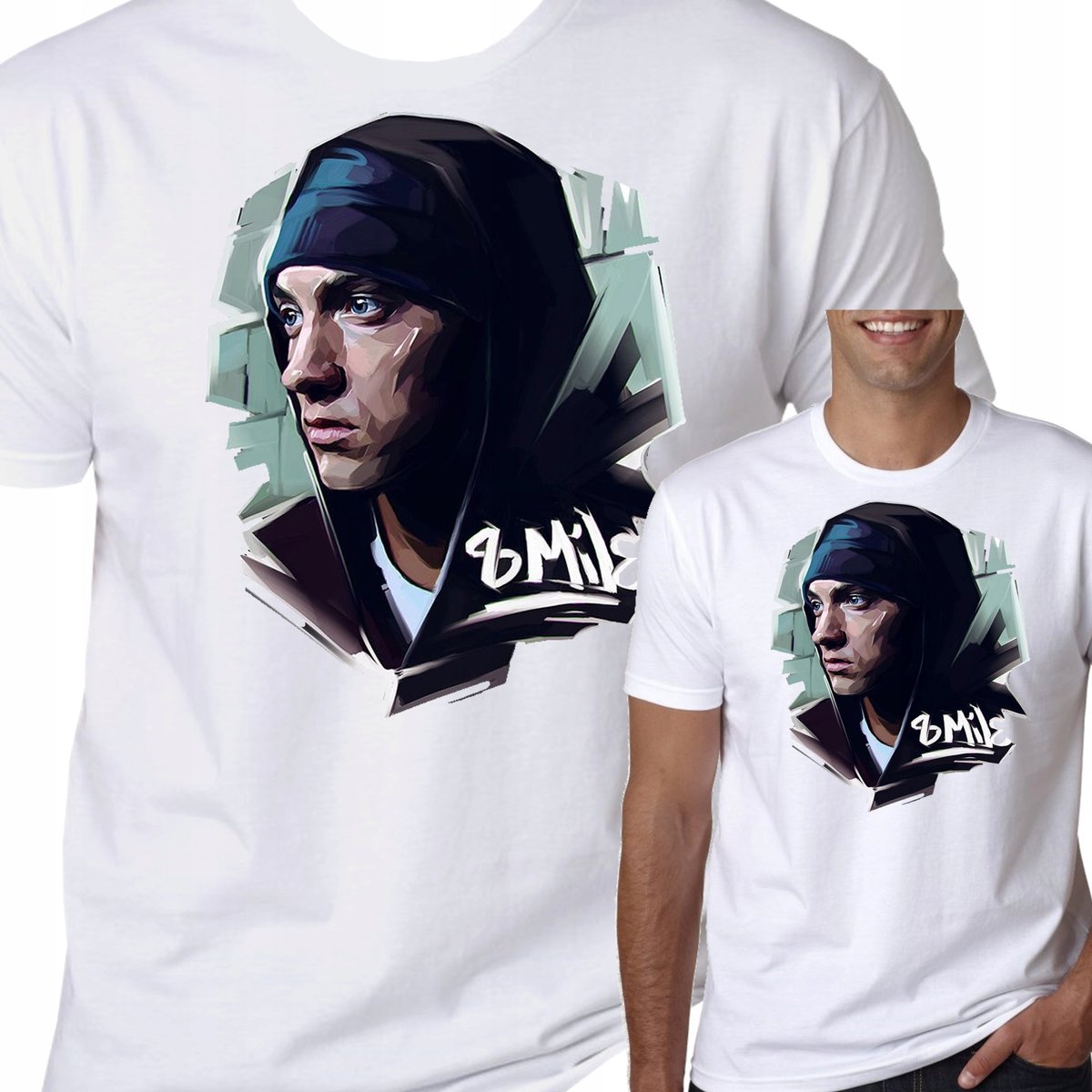 T-Shirt Koszulka Eminem Rap Prezent S 0823