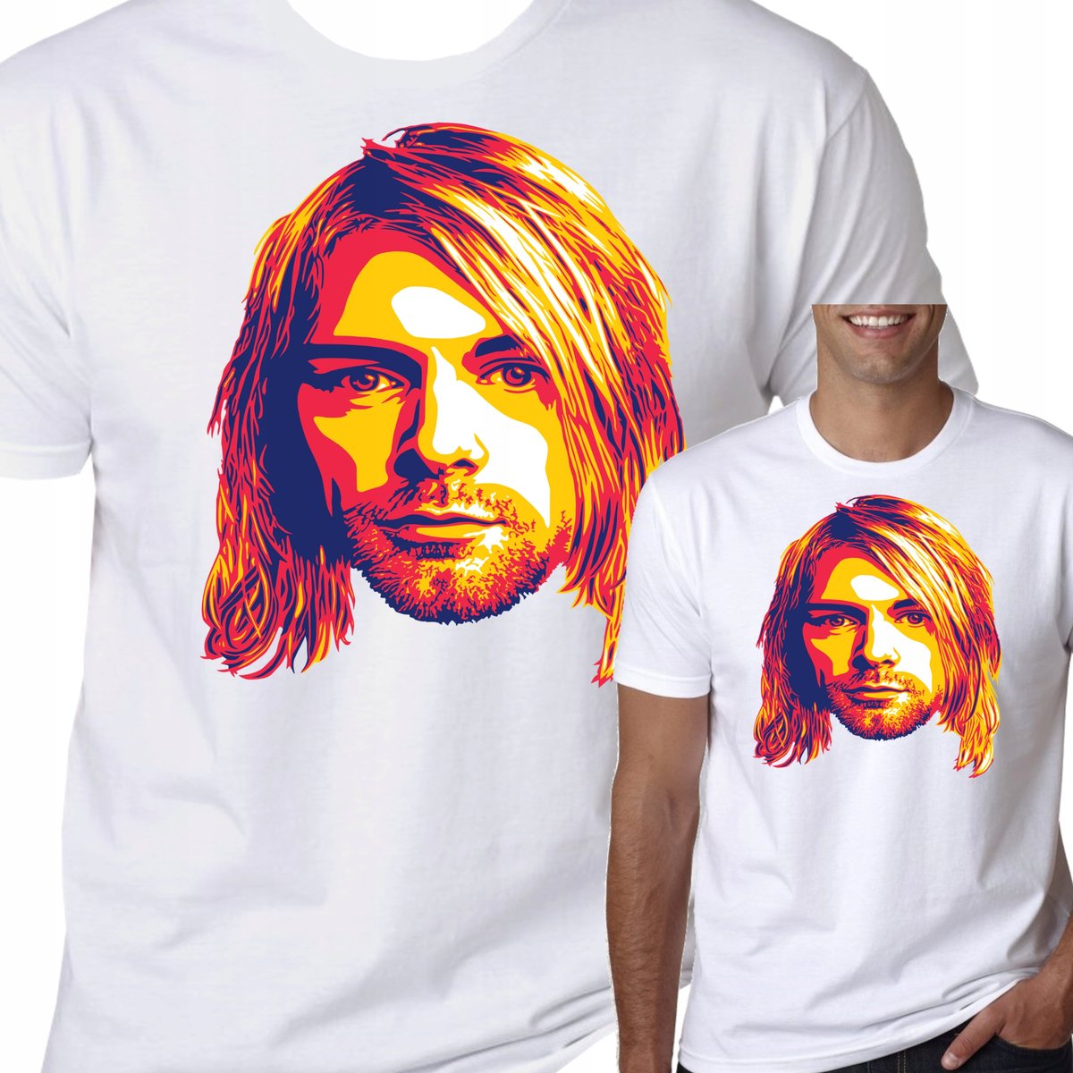 T-Shirt Koszulka Nirvana Kurt Cobain M 0850