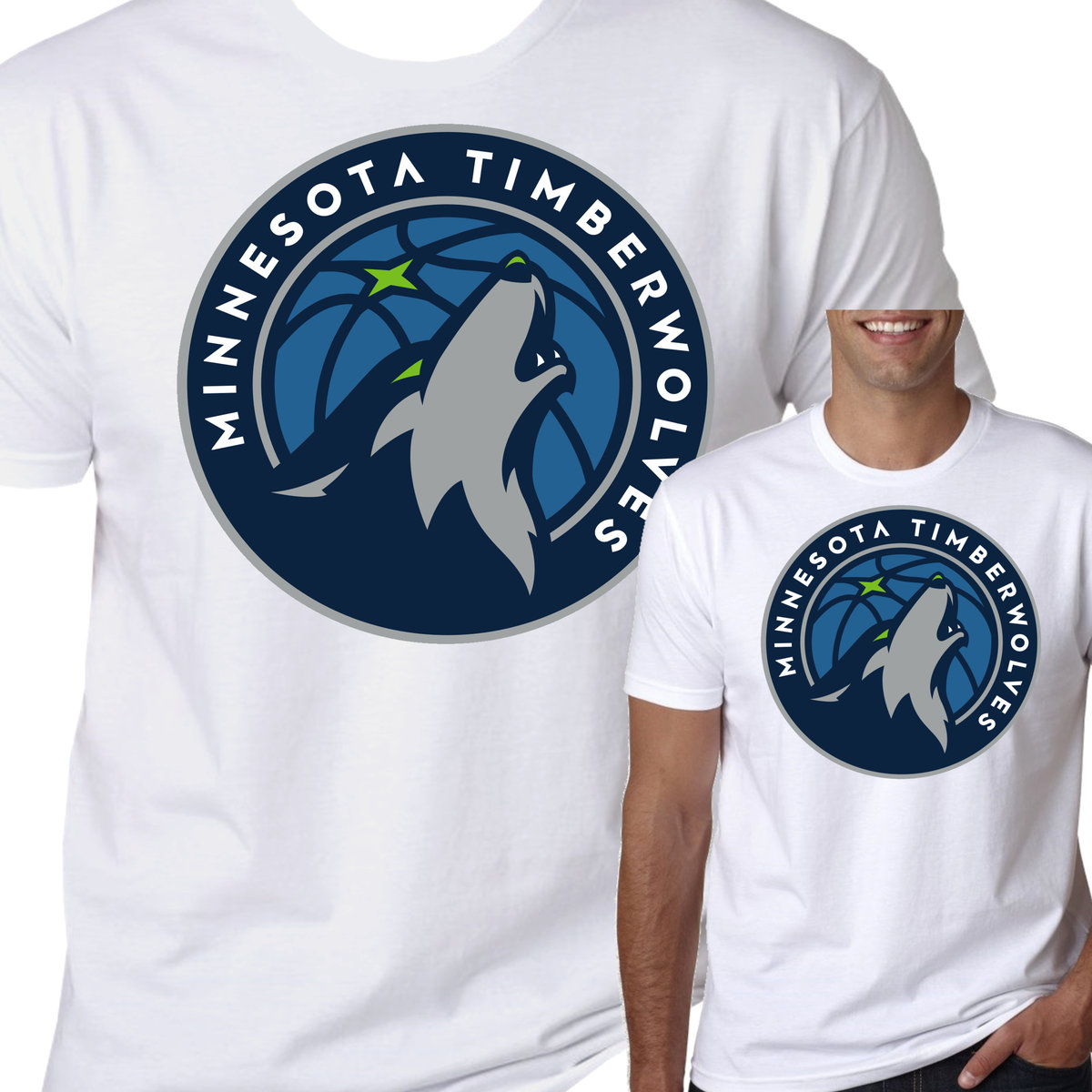 T-Shirt Koszulka Minessota Timberwolves L 0480