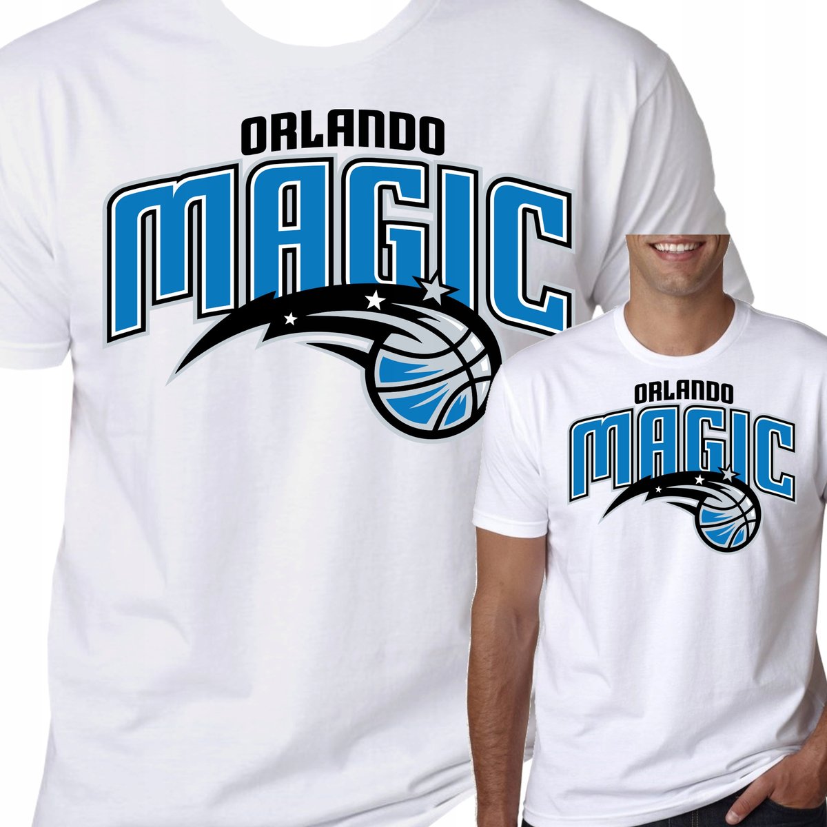 T-Shirt Koszulka Orlando Magic Nba Prezent M 0484