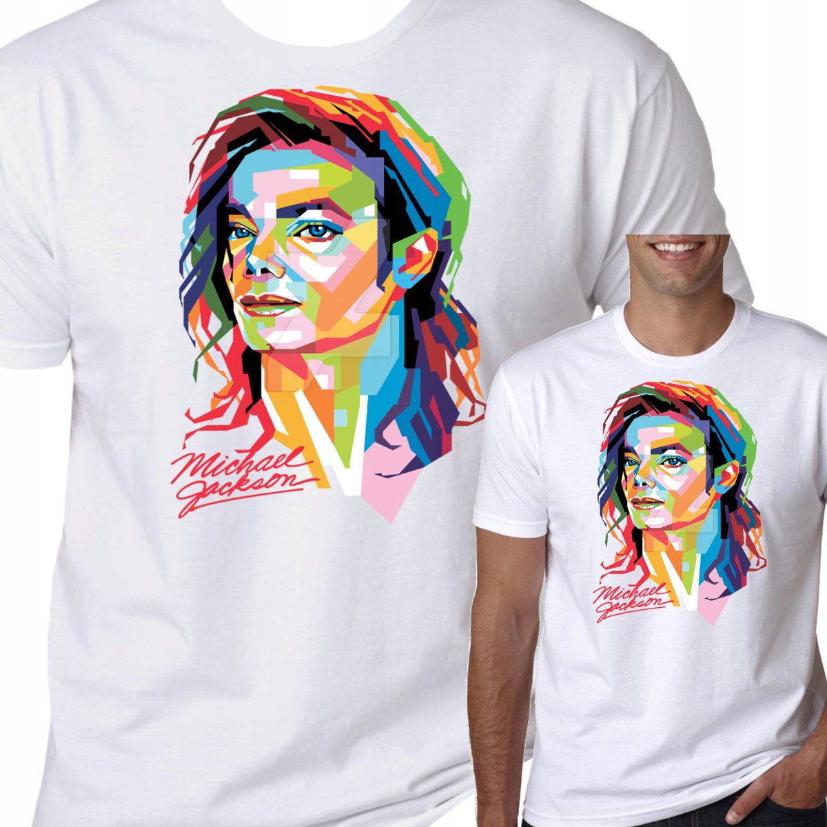 T-Shirt Koszulka Michael Jackson Prezent M 0827