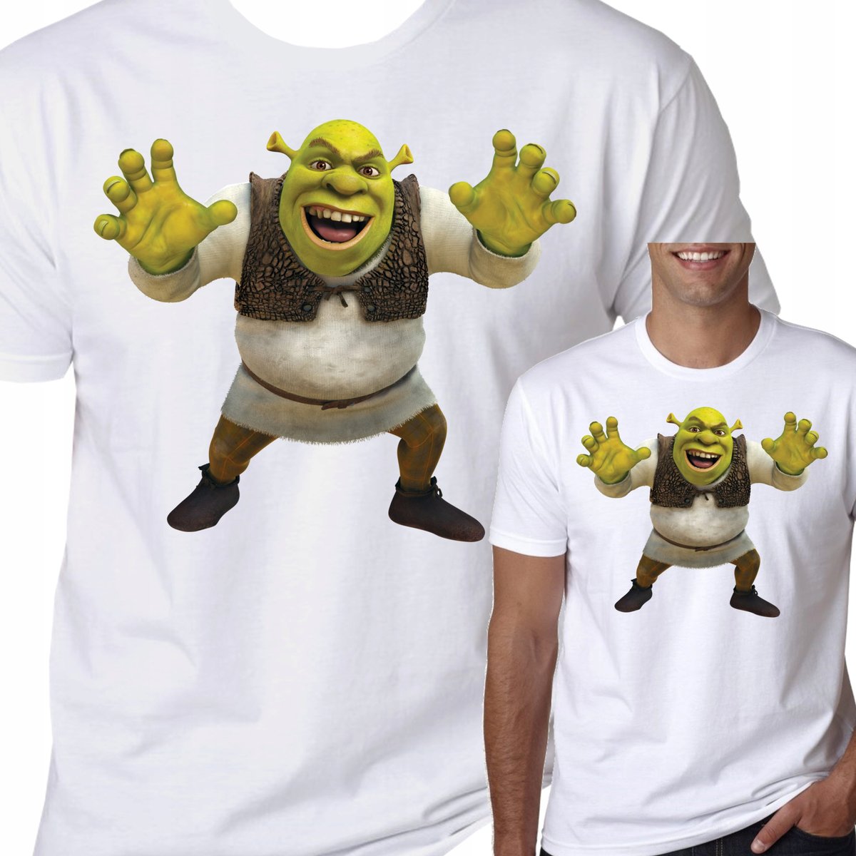 SHREK KOSZULKA MĘSKA KOT W BUTACH FIONA XL 3131