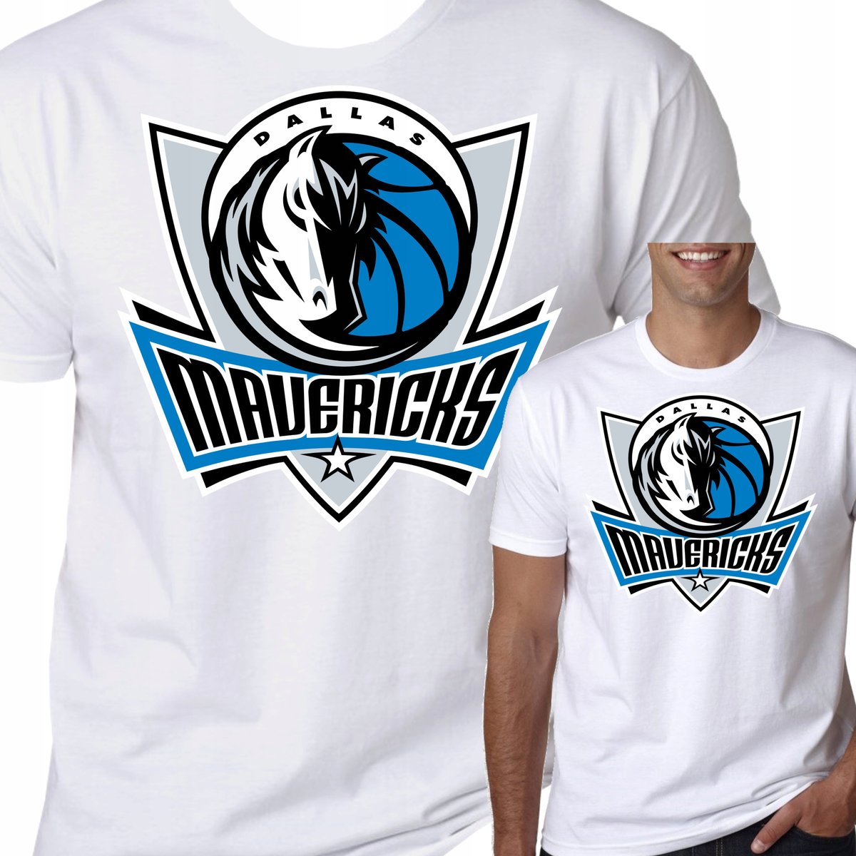 T-Shirt KOSZULKA DALLAS MAVERICKS PREZENT XXL 0469