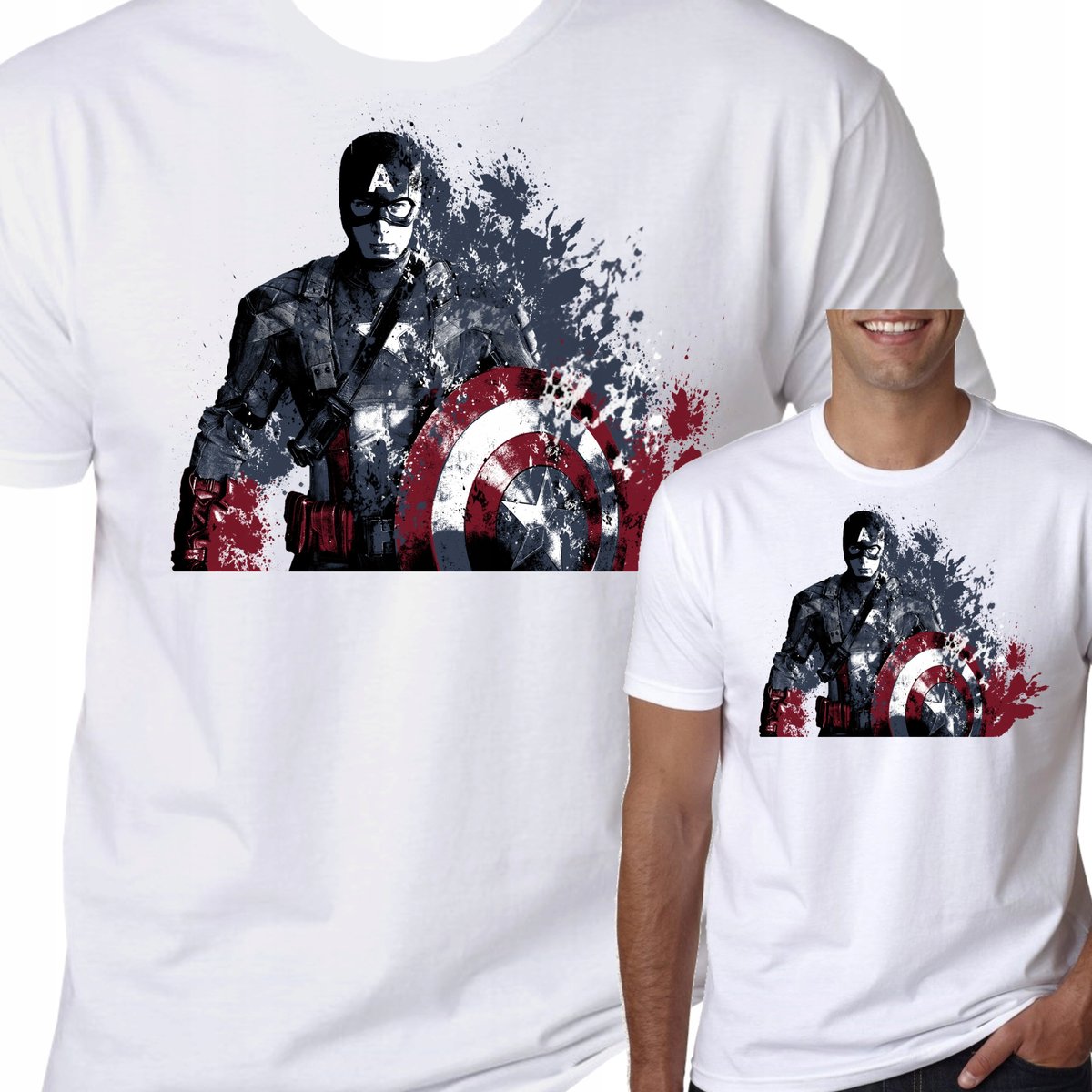 T-Shirt KOSZULKA KAPITAN AMERYKA MARVEL S 0427