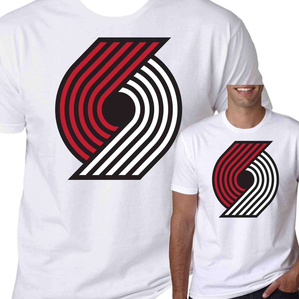 T-Shirt KOSZULKA PORTLAND TRAIL BLAZERS XXL 0487