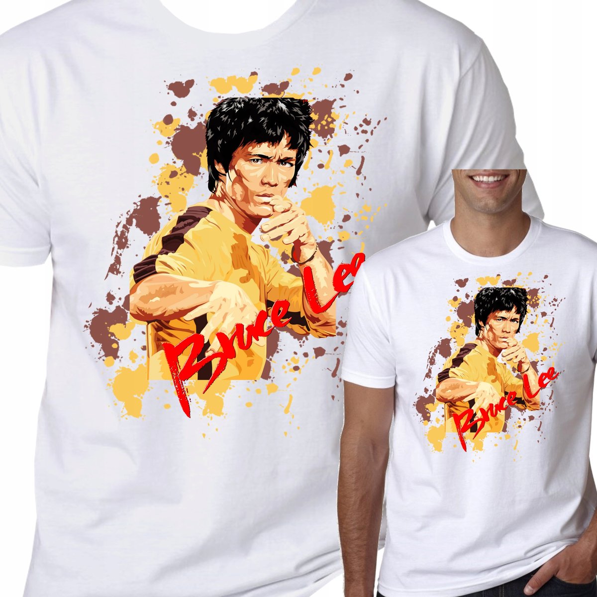 T-Shirt KOSZULKA BRUCE LEE KARATE FILM S 1133