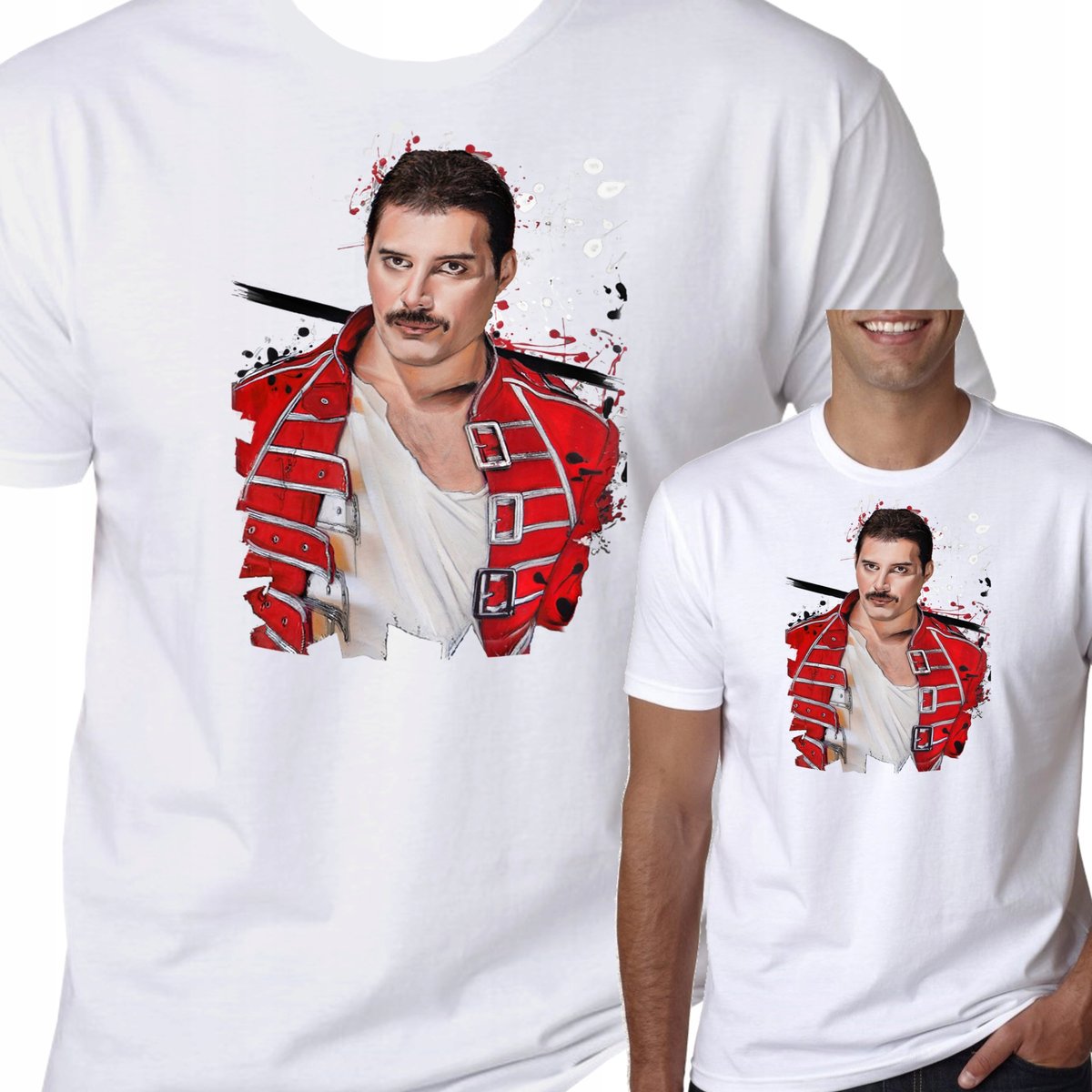 T-SHIRT KOSZULKA FREDDIE MERCURY THE QUEEN S 0870