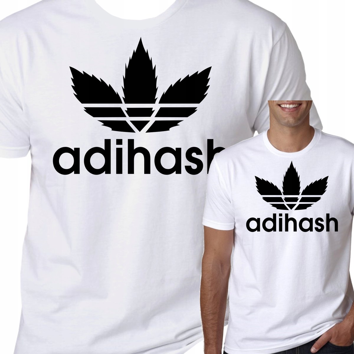T-Shirt KOSZULKA MARIHUANA GANJA ADIHASH XXL 0375
