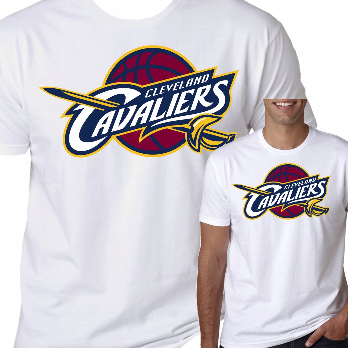 T-Shirt KOSZULKA CLEVELAND CAVALIERS NBA L 0468