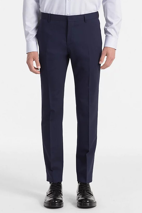 Spodnie męskie Calvin Klein Paris wełniane-DE 46