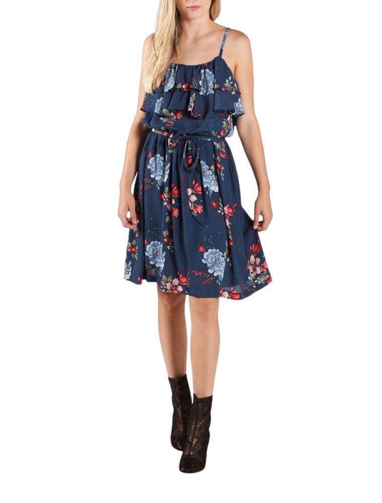 Sukienka damska Pepe Jeans Flore w kwiaty-XS